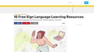 
                            3. 16 Free Sign Language Learning Resources - …