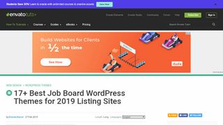 
                            5. 17+ Best Job Board WordPress Themes for 2019 Listing Sites