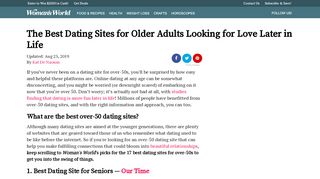 
                            9. 17 Best Over 50 Dating Sites 2019 - Woman's World