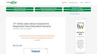 
                            5. 17+ Online Jobs without Investment that Pay Daily Rs. 2000 ...