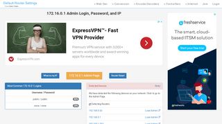 
                            4. 172.16.0.1 Admin Login, Password, and IP - Clean CSS