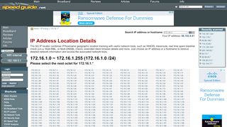 
                            6. 172.16.1.0 ~ 172.16.1.255 (172.16.1.0 /24) IP Address ...