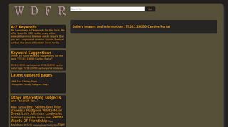 
                            9. 172.16.1.1:8090 Captive Portal - More info