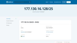 
                            9. 177.130.16.128/25 Netblock Details - HELP …