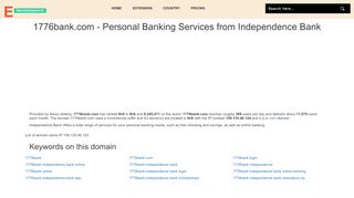 
                            9. 1776bank.com - Personal Banking Services from Independence ...