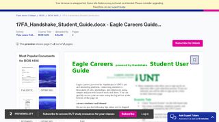 
                            8. 17FA_Handshake_Student_Guide.docx - Eagle Careers Guide ...