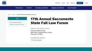 
                            9. 17th Annual Sacramento State Fall Law Forum | The Law School ...