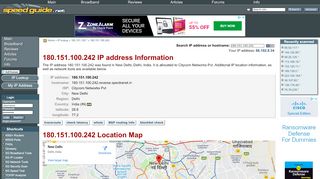 
                            4. 180.151.100.242 IP Address Location | SG IP network tools