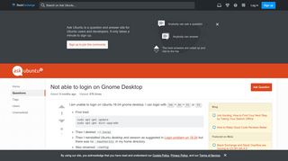 
                            7. 18.04 - Not able to login on Gnome Desktop - Ask Ubuntu