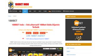 
                            1. 188BET Indo - Link alternatif 188BET - Daftar 188bet ...