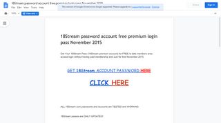 
                            2. 18Stream password account free premium login pass ...