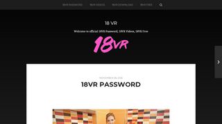 
                            9. 18VR Password – 18 VR