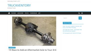 
                            9. 19 Ways to Add an Aftermarket Axle to Your 4x4 - TRUCKVENTORY