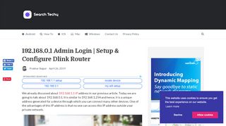 
                            7. 192.168.0.1 Admin Login | Setup & Configure Dlink Router