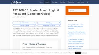 
                            6. 192.168.0.1 Router Admin Login & Password …