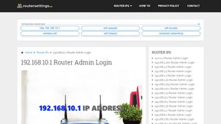 
                            11. 192.168.10.1 Router Admin Login Username and Password