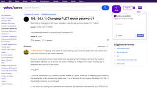 
                            5. 192.168.1.1: Changing PLDT router password? | Yahoo Answers