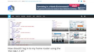 
                            5. 192.168.1.1 - Login to your home or work router