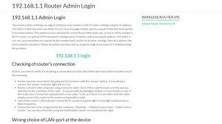 
                            6. 192.168.1.1 Router Admin Login