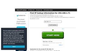 
                            9. 192.168.1.71 - Find IP Address - Lookup and locate an ip ...
