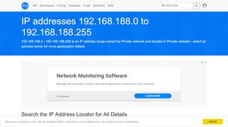 
                            8. 192.168.188 Private network - Private network - Search IP addresses