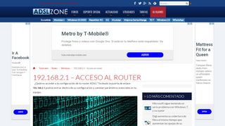 
                            9. 192.168.2.1 – Acceso al router - ADSLZone