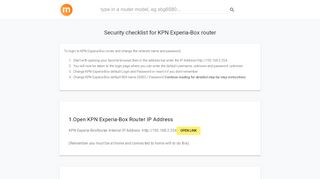 
                            11. 192.168.2.254 - KPN Experia-Box Router login and password