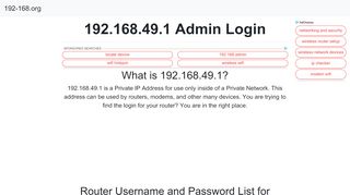 
                            4. 192.168.49.1 - Login to your Admin Page Now!