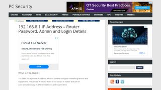 
                            6. 192.168.8.1 IP Address – Router Password, Admin and Login ...