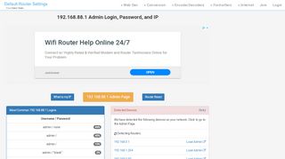 
                            5. 192.168.88.1 Admin Login, Password, and IP - …