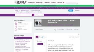 
                            8. 192.168.l.l - NETGEAR Communities