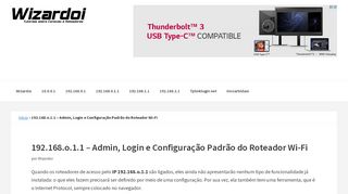 
                            1. 192.168.o.1.1 - Admin, Login e Configuração Padrão do ...