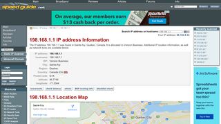 
                            9. 198.168.1.1 IP Address Location | SG IP network …