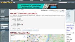 
                            6. 198.168.2.1 IP Address Location | SG IP network tools