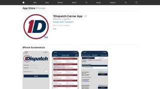 
                            6. 1Dispatch Carrier App on the App Store