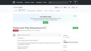 
                            4. 1fichier.com Free Anonymous · Issue #557 · pyload/pyload ...