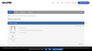 
                            7. 1Life Portal – Modules développés par 1Life – Votre forum myPMI