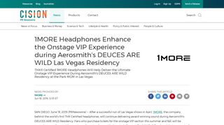 
                            9. 1MORE Headphones Enhance the Onstage VIP Experience during ...