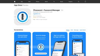 
                            10. ‎1Password - Password Manager on the App Store