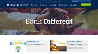 
                            2. 1st Security Bank: Homepage