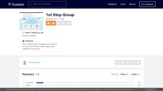 
                            6. 1st Stop Group Reviews - Trustpilot