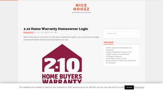 
                            7. 2 10 Home Warranty Homeowner Login | Nice Houzz