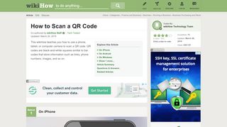 
                            1. 2 Clear and Easy Ways to Scan a QR Code - wikiHow