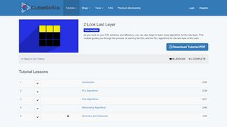 
                            4. 2 Look Last Layer | CubeSkills
