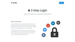 
                            10. 2-Step Login - Social Media Management Platform | Buffer