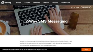 
                            2. 2-Way SMS Messaging - Infobip