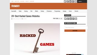 
                            7. 20+ Best Hacked Games Websites | FromDev