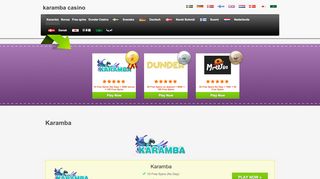 
                            8. 20 Free spins no deposit + 200£ bonus +100 Free ... - Karamba