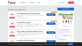 
                            5. 20% Off in August 2019 → Verified ZooPlus Promo Codes ...