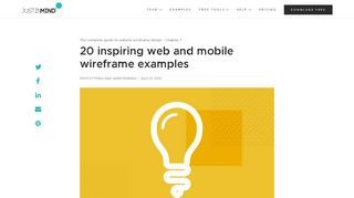 
                            6. 20 wireframe examples for web & mobile design inspiration ...